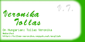 veronika tollas business card